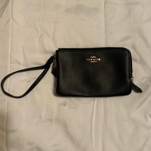 Black Coach Wristlet